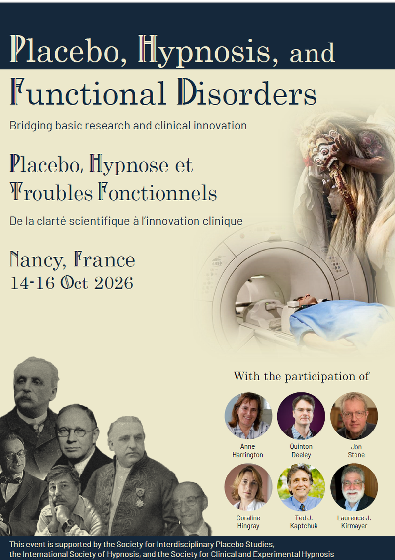 Placebo, Hypnosis and Functional Disorders – Nancy